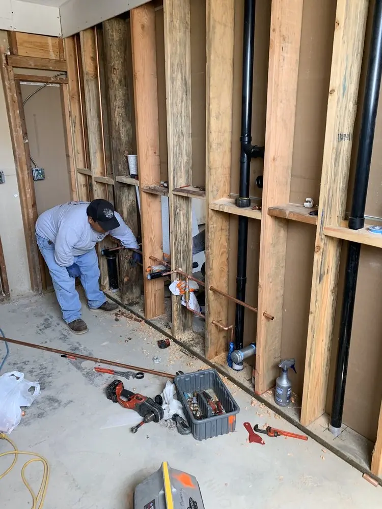 Commercial rough-in plumbing for Water Heater Replacement in Snyderville
